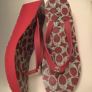 Coach Linley Wedge Sandals